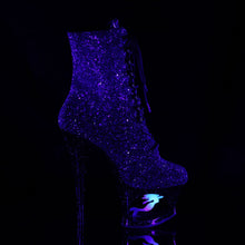 Load image into Gallery viewer, MOON-1020MER Pleaser 7&quot; Heel Purple Pole Dancing Platforms