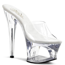 Load image into Gallery viewer, MOON-701 Pleaser 7 Inch Heel Clear Pole Dancing Platforms