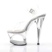 Load image into Gallery viewer, MOON-708 Pleaser 7 Inch Heel Clear Pole Dancing Platforms