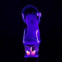 Load image into Gallery viewer, MOON-708FLM 7&quot; Heel Clear and Ombre Pole Dancing Platforms