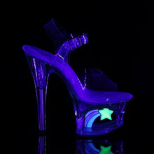 Load image into Gallery viewer, MOON-708RSS Pleaser 7 Inch Heel Clear Pole Dancing Platforms