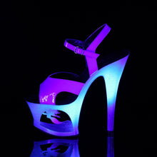 Load image into Gallery viewer, MOON-711MER 7&quot; Heel Blue Shifting Ombre Pole Dancer Shoes