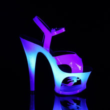 Load image into Gallery viewer, MOON-711MER 7&quot; Heel Blue Shifting Ombre Pole Dancer Shoes