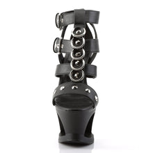 Load image into Gallery viewer, MOON-758 Pleaser 7 Inch Heel Black Pole Dancing Platforms