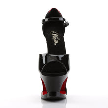 Load image into Gallery viewer, MOON-760FH 7&quot; Heel Black and Red Pole Dancing Platforms