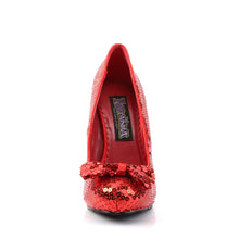 Load image into Gallery viewer, OZ-06 Funtasma 4.5 Inch Heel Red Sequins Women&#39;s Sexy Shoes