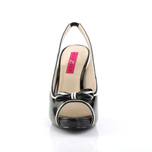 Load image into Gallery viewer, PINUP-10 Pink Label 4.5&quot; Heel Black and White Platform Shoes