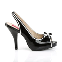 Load image into Gallery viewer, PINUP-10 Pink Label 4.5&quot; Heel Black and White Platform Shoes