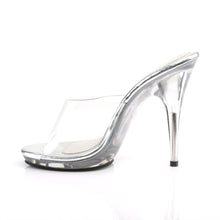 Load image into Gallery viewer, POISE-501 Fabulicious 5 Inch Heel Clear Sexy Shoes