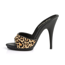 Load image into Gallery viewer, POISE-501FUR Fabulicious 5&quot; Heel Leopard Print Fur Sexy Shoe