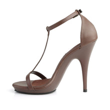 Load image into Gallery viewer, POISE-526 Fabulicious 5 Inch Heel Brown Pu Sexy Shoes