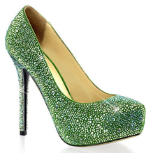 Load image into Gallery viewer, PRESTIGE-20 Day &amp; Night 5&quot; Heel Green Suede Sexy Shoes