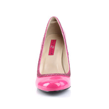 Load image into Gallery viewer, QUEEN-04 Pink Label 4&quot; Heel Hot Pink Patent Fetish Footwear