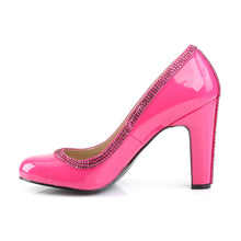 Load image into Gallery viewer, QUEEN-04 Pink Label 4&quot; Heel Hot Pink Patent Fetish Footwear