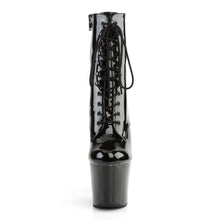 Load image into Gallery viewer, RADIANT-1020 7 Inch Heel Black Patent Pole Dancing Platforms