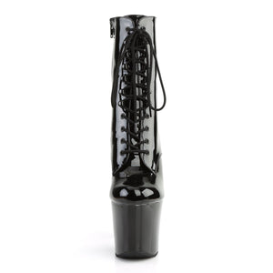 RADIANT-1020 7 Inch Heel Black Patent Pole Dancing Platforms