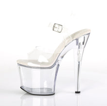 Load image into Gallery viewer, RADIANT-708 Pleaser 7 Inch Heel Clear Pole Dancing Platforms