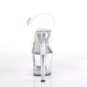 RADIANT-708 Pleaser 7 Inch Heel Clear Pole Dancing Platforms