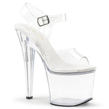 Load image into Gallery viewer, RADIANT-708 Pleaser 7 Inch Heel Clear Pole Dancing Platforms