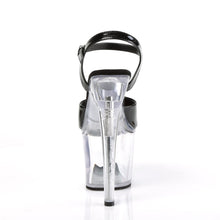 Load image into Gallery viewer, RADIANT-709 7&quot; Heel Black and Clear Pole Dancing Platforms