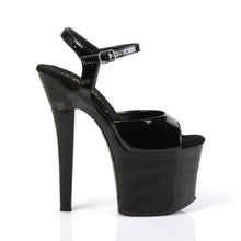 Load image into Gallery viewer, RADIANT-709 7&quot; Heel Black Patent Pole Dancing Platforms