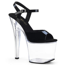 Load image into Gallery viewer, RADIANT-709 7&quot; Heel Black and Clear Pole Dancing Platforms