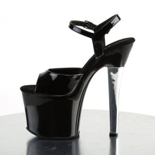 Load image into Gallery viewer, RADIANT-709CHH Pleaser 7&quot; Heel Black Pole Dancing Platforms