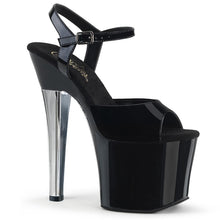 Load image into Gallery viewer, RADIANT-709CHH Pleaser 7&quot; Heel Black Pole Dancing Platforms