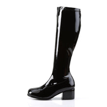 Load image into Gallery viewer, RETRO-300 Funtasma 2&quot; Heel Black Stretch Patent Women Boots