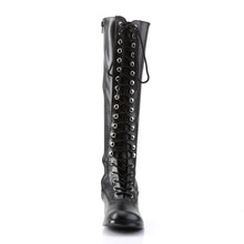 Load image into Gallery viewer, RETRO-302 Funtasma 2&quot; Heel Black Stretch Matt Women&#39;s Boots