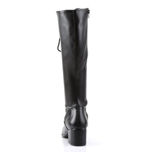 RETRO-302 Funtasma 2" Heel Black Stretch Matt Women's Boots