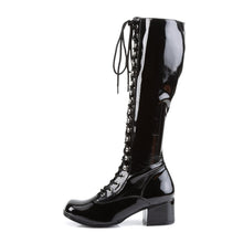 Load image into Gallery viewer, RETRO-302 Funtasma 2&quot; Heel Black Stretch Patent Women Boots