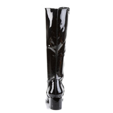 Load image into Gallery viewer, RETRO-302 Funtasma 2&quot; Heel Black Stretch Patent Women Boots