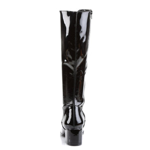 RETRO-302 Funtasma 2" Heel Black Stretch Patent Women Boots