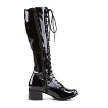 Load image into Gallery viewer, RETRO-302 Funtasma 2&quot; Heel Black Stretch Patent Women Boots