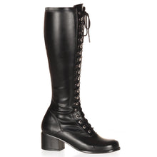 Load image into Gallery viewer, RETRO-302 Funtasma 2&quot; Heel Black Stretch Matt Women&#39;s Boots