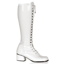 Load image into Gallery viewer, RETRO-302 Funtasma 2 Inch Heel White Patent Women&#39;s Boots