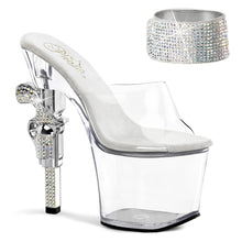 Load image into Gallery viewer, REVOLVER-712 Pleaser 7&quot; Heel Clear Pole Dancing Platforms