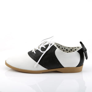 SADDLE-53 Funtasma Black and White Women's Sexy Shoes