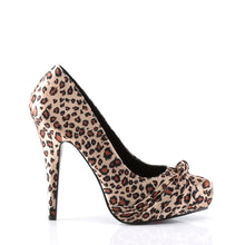 Load image into Gallery viewer, SAFARI-06 Sexy 5&quot; Tan Leopard Print Retro Glamour Platforms