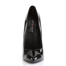 Load image into Gallery viewer, SCREAM-01 Devious Fetish 6&quot; Heel Black Patent Erotic Shoes