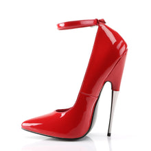 Load image into Gallery viewer, SCREAM-12 Devious Fetish Footwear 6 Inch Heel Red Shoes