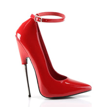 Load image into Gallery viewer, SCREAM-12 Devious Fetish Footwear 6 Inch Heel Red Shoes