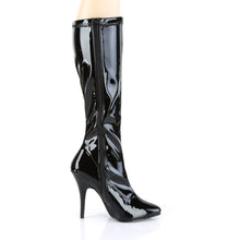 Load image into Gallery viewer, SEDUCE-2000 5 Inch Heel Black Stretch Patent Fetish Footwear