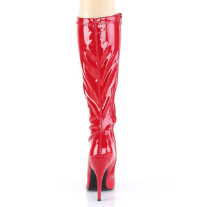 SEDUCE-2000 Pleaser 5 Inch Heel Red Fetish Footwear