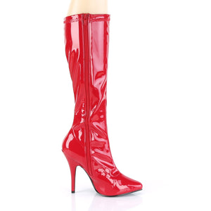 SEDUCE-2000 Pleaser 5 Inch Heel Red Fetish Footwear