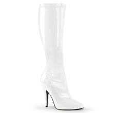 Load image into Gallery viewer, SEDUCE-2000 Pleaser 5 Inch Heel White Patent Fetish Footwear