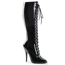 Load image into Gallery viewer, SEDUCE-2020 Pleaser 5 Inch Heel Black Patent Fetish Footwear