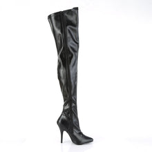 Load image into Gallery viewer, SEDUCE-3000 Pleaser 5 Inch Heel Black Fetish Footwear