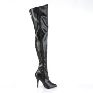 SEDUCE-3000 Pleaser 5 Inch Heel Black Fetish Footwear